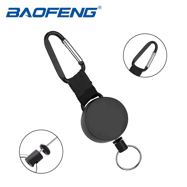 Baofeng Retractable Chain for Baofeng UV5R UV-82 UV-9R Plus Pro Walkie Talkie - Image 2
