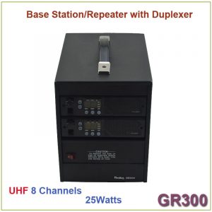 For Two-way Radio Motorola GR300 UHF Base Station/ Repeater 25Watts 8 Channels with Duplexer 