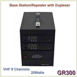 Motorola GR300 VHF Base Station/ Repeater 25Watts 8 Channels with Duplexer 