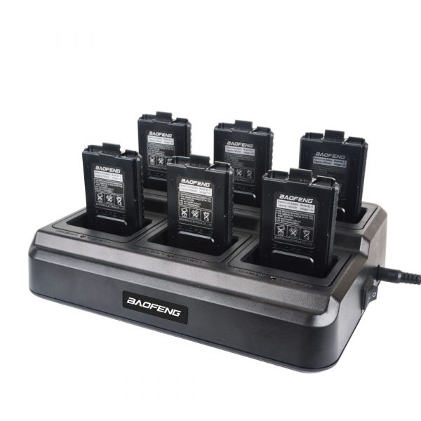 Cheap Intelligent Charger Six Way Charger Baofeng UV5R Series UV-5RA UV-5RB UV-5RE Plus - Image 3
