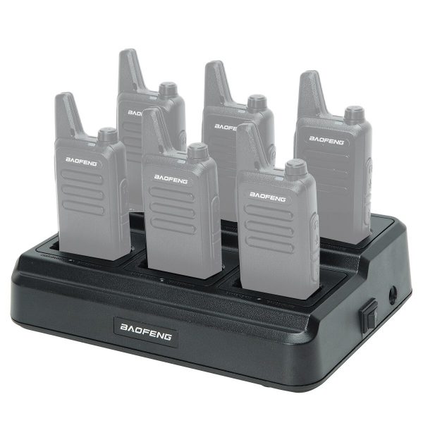 Original T20 Six Way Charger for Baofeng BF-T20 Walkie Talkie Intelligent Multi-charger for T20 Amateur Two Way Radio - Image 3