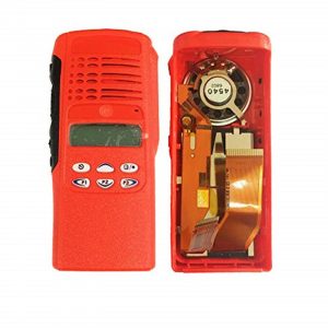 Motorola Portable Radios Red Refurbish Repair Kit Case Housing Shells with Speaker & LCD