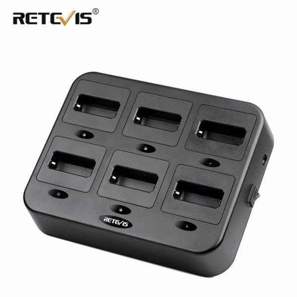 Retevis RTC22 Six-Way Charger for Retevis Two way Radio