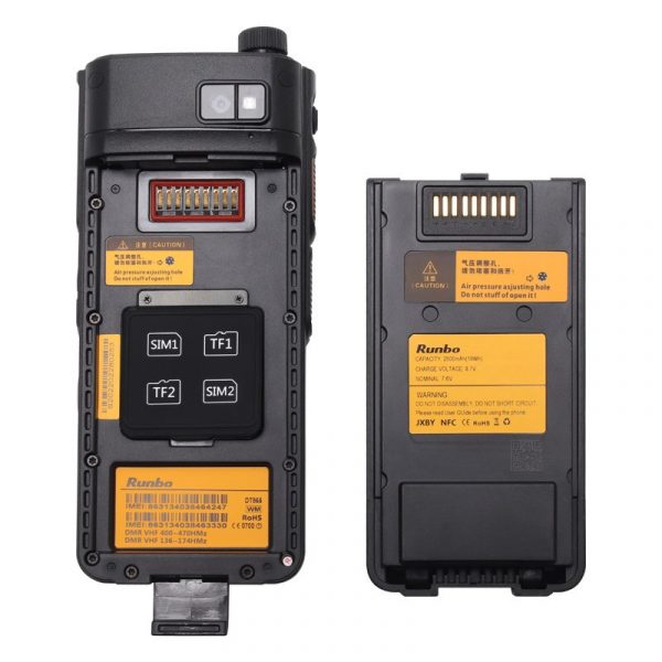 RUNBO E81 NEW Rugged DMR Waterproof Walkie Talkie Phone - Image 5