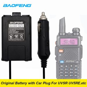 BAOFENG Battery Eliminator for Baofeng UV5R UV-5RE UV-5RA Two Way Radio Car Charger
