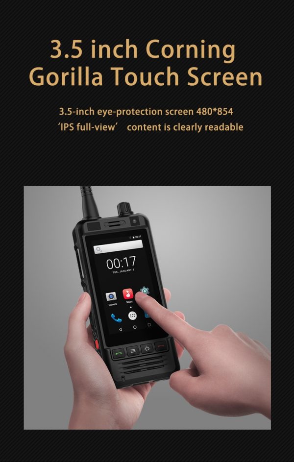 3G REALPTT ZELLO Internet W5 Phone PTT Radio POC Transceiver - Image 3