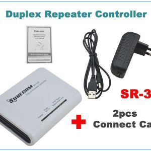 Surecom SR328 Radio Duplex Repeater Controller SR-328 with 2pcs Radio Connect Cables