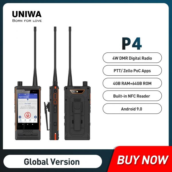 4W UNIWA P4 DMR Mobile Phone 4G Walkie Talkie
