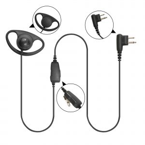 D Style Headset for Motorola CP200 CP200D CLS1110 CLS1410 DTR410 CP110 EP350 EP450 Portable Two Way Radio