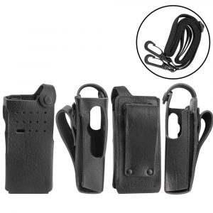 Leather Carry Case for Motorola XPR7000 XPR7350 XPR7350e DGP8050 DP4400 DP4401