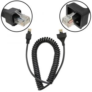 Replacement 8 PIN DTMF Speaker Mic Cable Cord For KMC-30 KMC-32 KMC-35 KMC-36 Hand Microphone