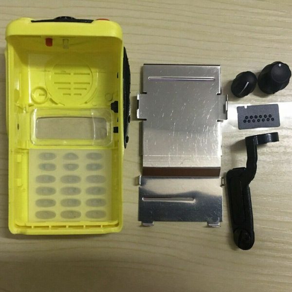 Walkie-talkies Replacement Repair Housing Case Fit For Motorola GP388 Plus EX600 Two Way Radio Yellow - Image 2
