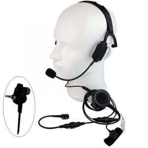 Walkie Talkie Military Bone Conduction Tactical Headset Boom Microphone For Motorola MTP850 MTH600 MTH650 MTH800 MTH850