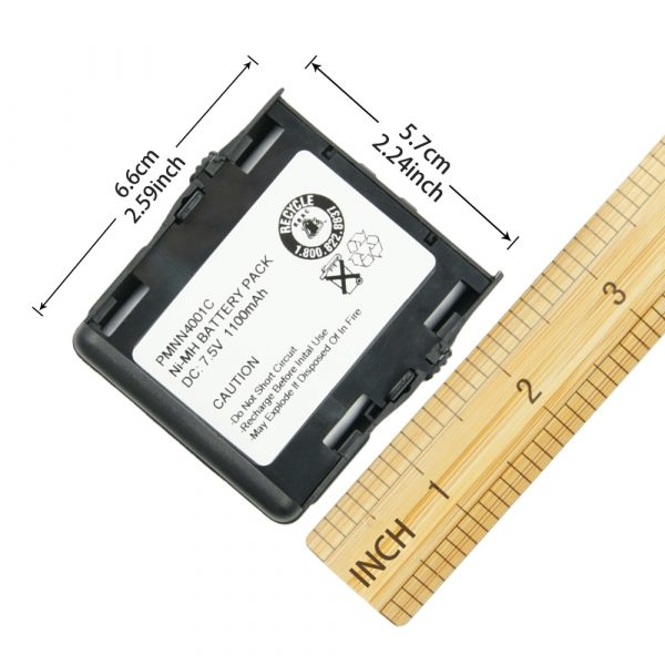 1100mAh PMMN4001C Replacement Battery for Motorola PMMN4013 PMNN4000 GP68 GP688 - Image 4