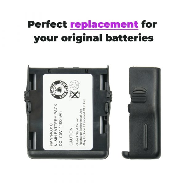 1100mAh PMMN4001C Replacement Battery for Motorola PMMN4013 PMNN4000 GP68 GP688 - Image 3