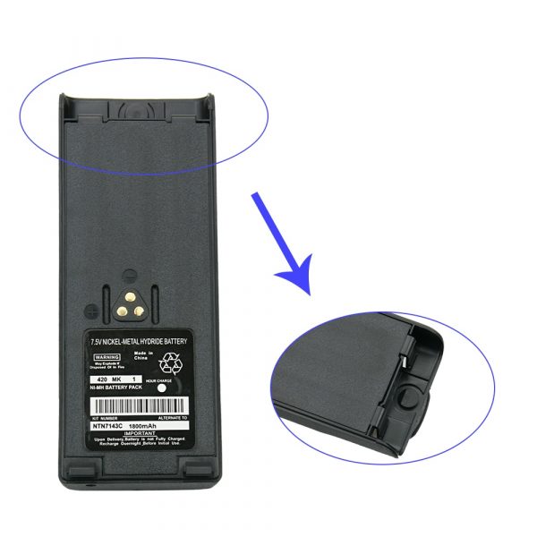 1800mAh Replacement NI-MH Battery With Belt Clip for Motorola GP900 GP1200 GP2010 GP2013 HT1000 HT6000 MT2000 MT2100 Radios - Image 5