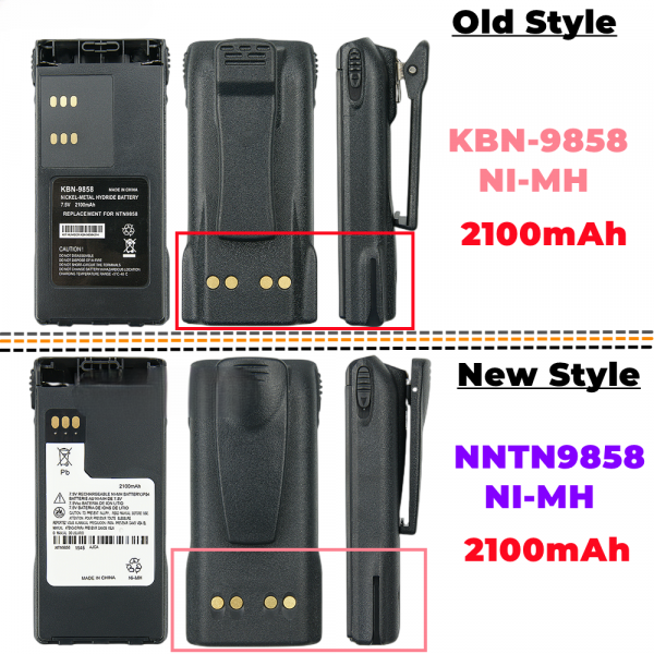 10PCS NTN981/A/AR/B Batteries NTN9858 A/AR/B/C Battery For Motorola XTS1500 XTS2500 PR1500 MT1500 Radios - Image 2