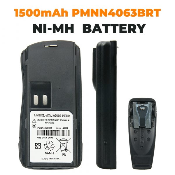 Motorola PMNN4063 Battery for Motorola GP2000 GP2000S SP66 P020 P030 CP125 VL130 AXU4100 AXV5100 Two Way Rad - Image 3
