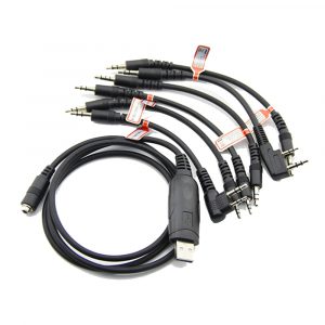Kenwood Motorola ICOM Yaesu Baofeng etc Universal Walkie Talkie 6 IN 1 Programming Cable