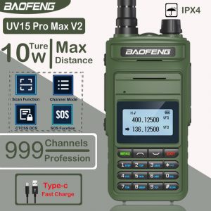 Baofeng UV15 Pro Max 10W Long Range Walkie Talkie