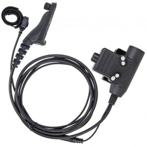 Military Headset Adapter U94 Tactical PTT for Motorola XIR P8268 P8668 DP4400 DP4800