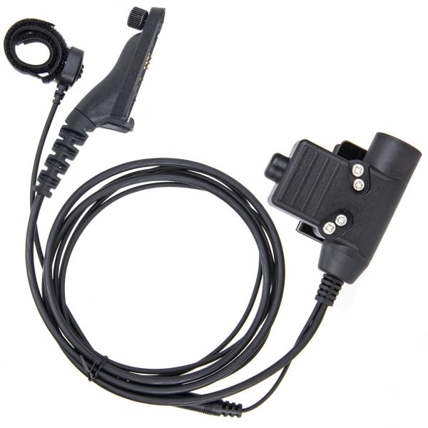 Military Headset Adapter U94 Tactical PTT for Motorola XIR P8268 P8668 DP4400 DP4800