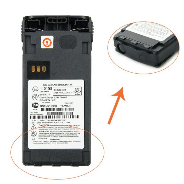 ATEX External Battery NNTN5510DR for Motorola GP340EX GP680 etc Radios - Image 4