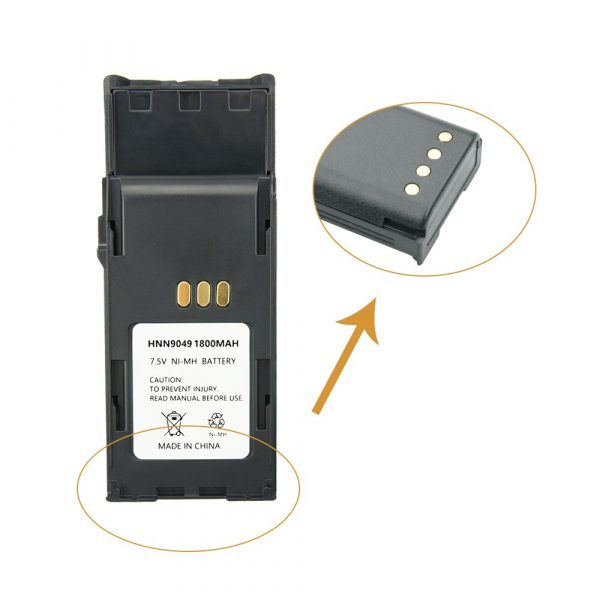 Cheap for Motorola P1225 P1325 MTP700 MTP750 SP1225 HNN9049 Batteries HNN9049 Recharageable Battery - Image 5