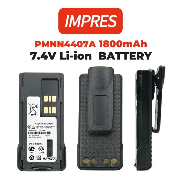 Motorola IMPRES PMNN4407A Battery for Motorola XPR3300 XPR3500 XPR7350 XPR7380 XPR7580 Radio