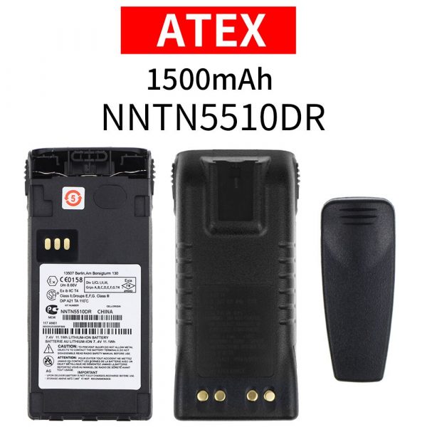 ATEX External Battery NNTN5510DR for Motorola GP340EX GP680 etc Radios