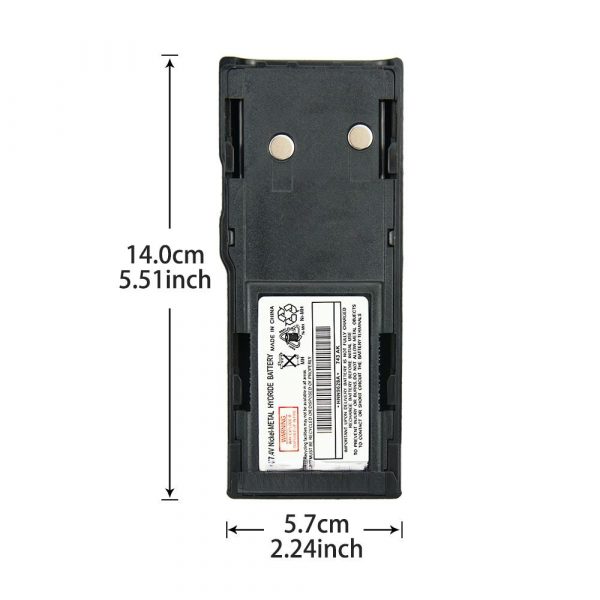 Motorola GP300 Battery Replacement HNN9628A Batteries for Motorola P080 MTX638 LCS2000 GTX900 GP88S GP88 MTX638 PRO3  - Image 5