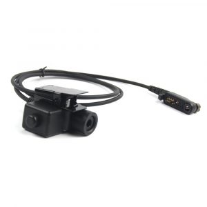 Hytera Radios Tactical Headset Adapter U94 PTT for HYT PD680 X1P PD660 PD600 HYTERA AR 685 etc