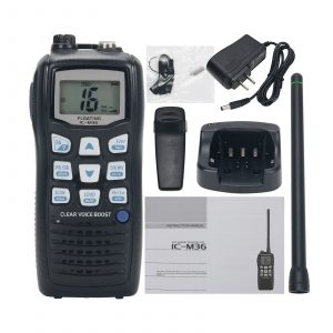 ICOM M36 Floating VHF Marine Radio 6W 10KM ICOM IC-M36 Portable Transceiver