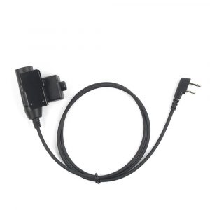 Walkie talkie Tactical Headset Adapter U94 PTT for Icom V8 V80 V82 Two Way Radios