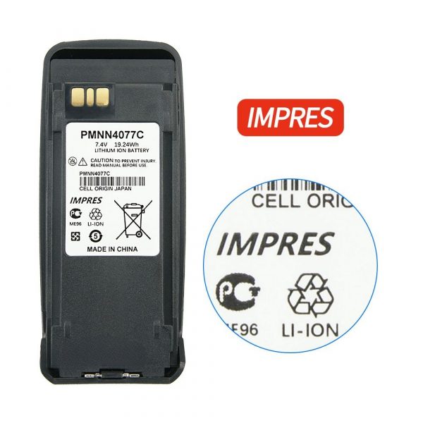 IMPRES PMNN4077C Battery for for Motorola DR3000 DP3400 DGP6150+ MTR2000 DP3401 MTR3000 XPR4380 XiRP8208 - Image 2