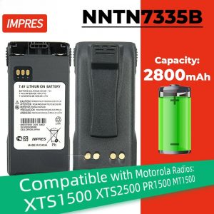 NNTN7335B IMPRES Battery for Motorola XTS1500 XTS2500 PR1500 MT1500 Replacement Battery
