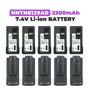 High Quality Wholesale 10PCS For Motorola Radios Replacement NNTN8129AR Battery with Belt Clips