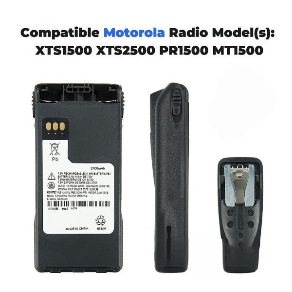 10PCS NTN981/A/AR/B Batteries NTN9858 A/AR/B/C Battery For Motorola XTS1500 XTS2500 PR1500 MT1500 Radios - Image 5
