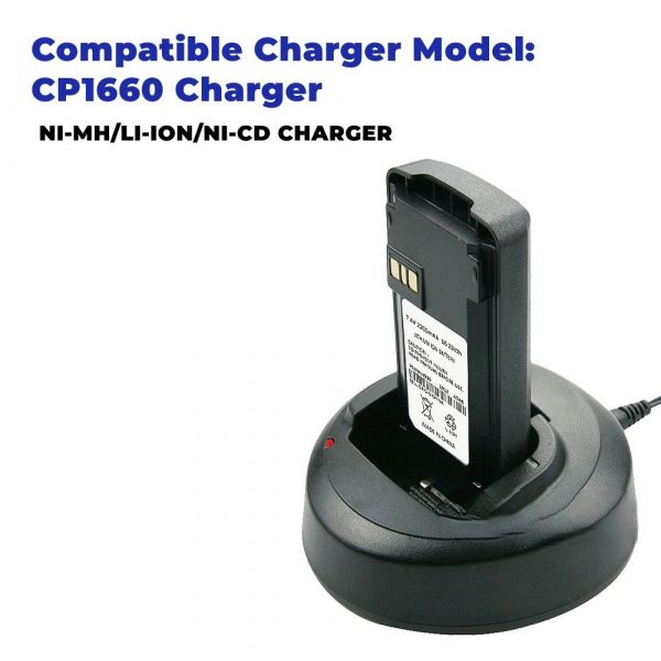 Motorola Batteries PMNN4080 PMNN4081 Battery For CP1600 CP1660 CP1300 CP1200 CP1308 EP350 CP185 CP1208 CP1308 Radio - Image 3