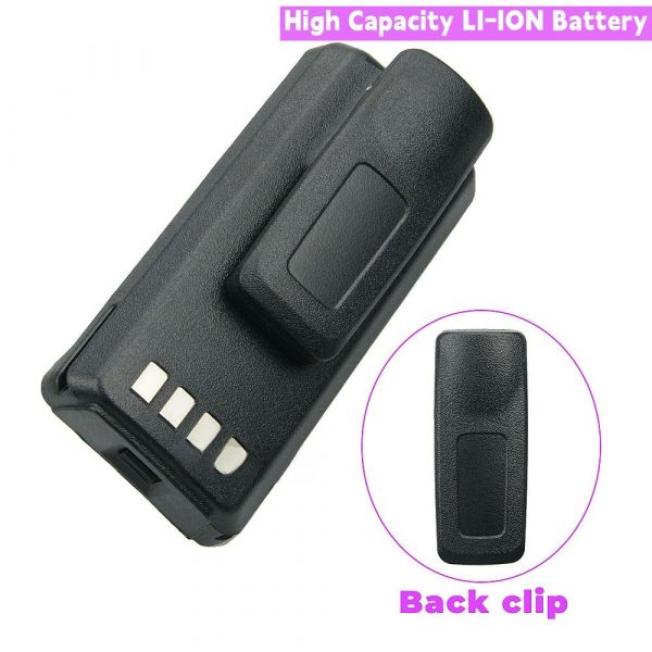 Motorola Two way Radios PMNN4404 PMNN4404ART Replacement Battery with Belt Clip - Image 4