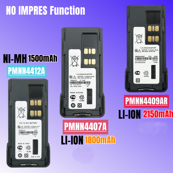 2150mAh PMNN4409AR Battery for for Motorola XPR3300 XPR3500 XPR7350 XPR7380 XPR7550 GP338D DP2400E DP4000 XiR P8668 APX 2000 - Image 2
