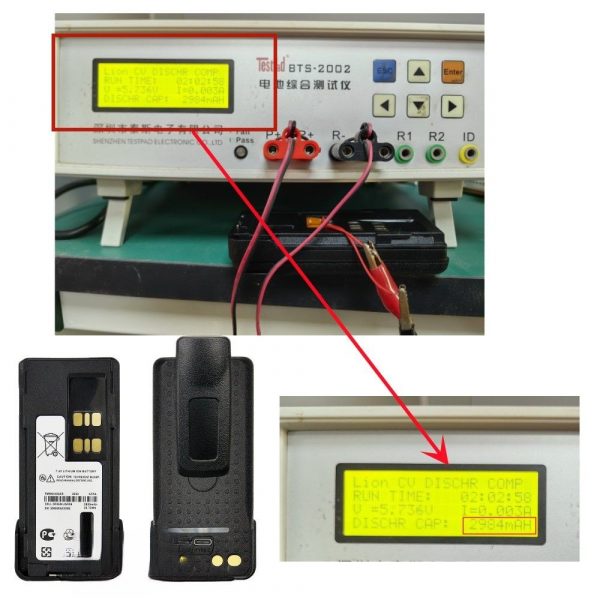 Motorola Radios Replacement Battery PMNN4409BR USB Rechargeable Battery Type-C - Image 2