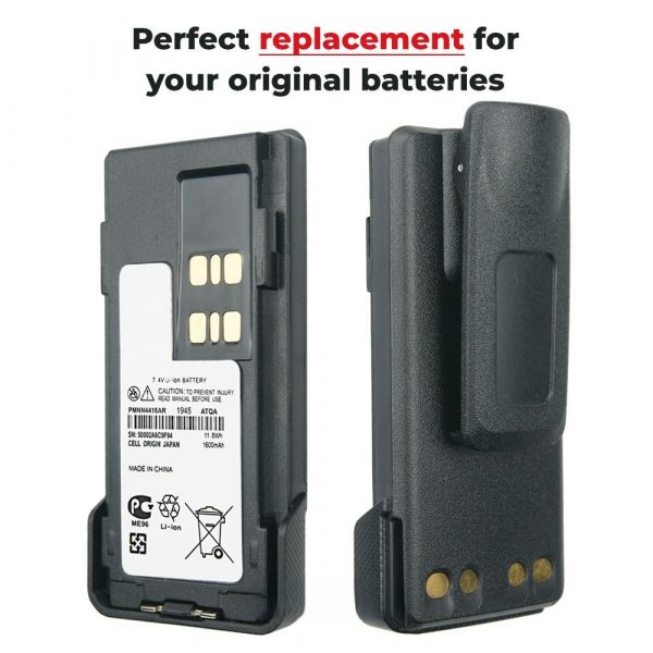 Motorola PMNN4416AR Battery for Motorola DP2000 DP2400 DP2600 DEP550 XiR P6600 P8600 P8620 P8660 P8668 - Image 2