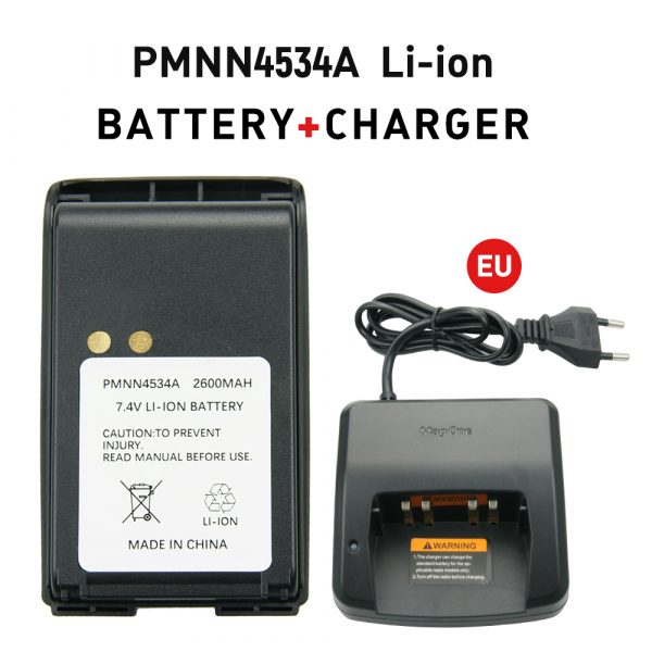 Motorola Mag One BPR40 A8 A6 Radios US EU Charger Batteries PMNN4534A Motorola Replacement Battery - Image 3