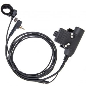 Motorola Adapter Plug U94 Tactical PTT Cable for Motorola MTH600 MTH650 MTH800 MTH850 MTP850 etc