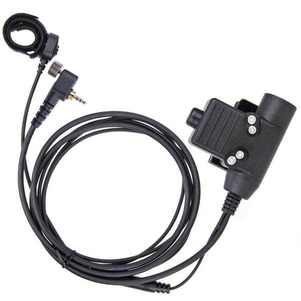 Motorola Adapter Plug U94 Tactical PTT Cable for Motorola MTH600 MTH650 MTH800 MTH850 MTP850 etc