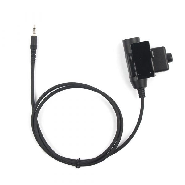 Headset Adapter U94 PTT 3.5mm Jack For Walkie Talkie iPhone Samsung HTC Cellphone