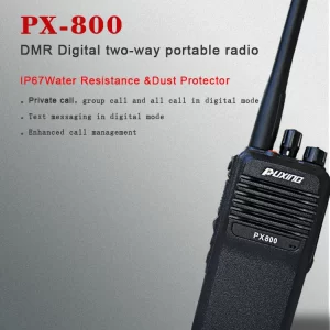High Quality Military Digital Walkie Talkie PX-800 Puxing PX800 Long Range  DMR Radio