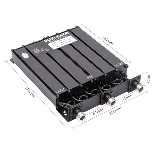 Free Shipping  SGQ-450 25W UHF400-470MHz Customizable Frequency Portable Duplexer - Image 3