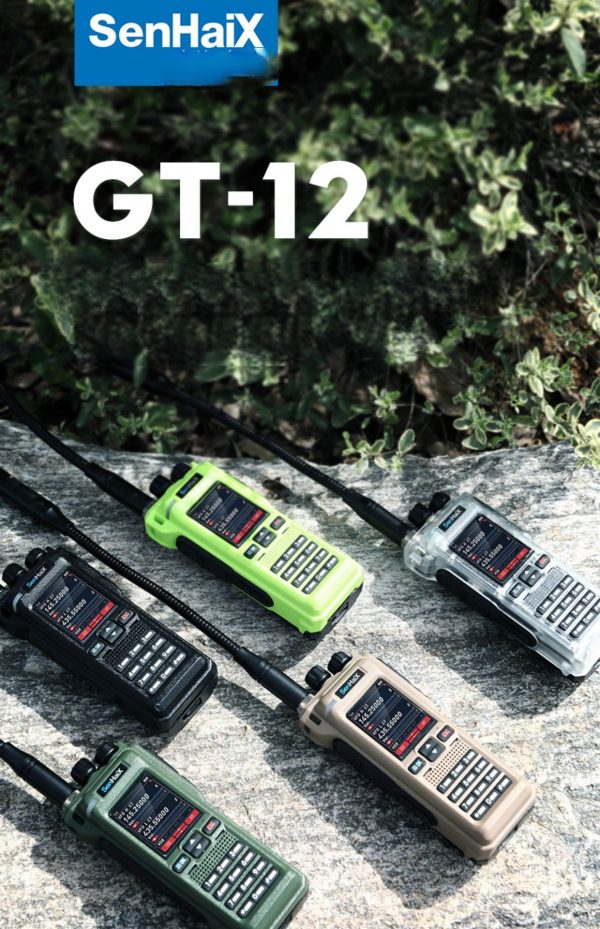 New Arrival Senhaix GT-12 Full Band Air Band UHF VHF PTT DTMF Portable Transceiver